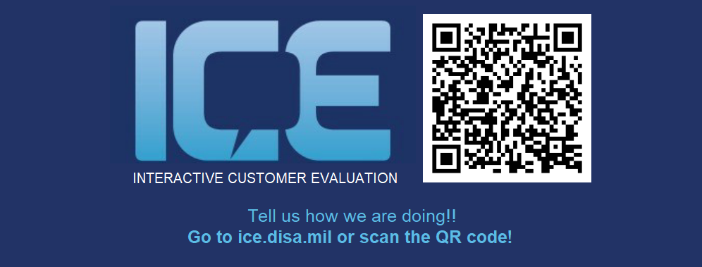 Interactive Customer Evaluation banner with a QR code