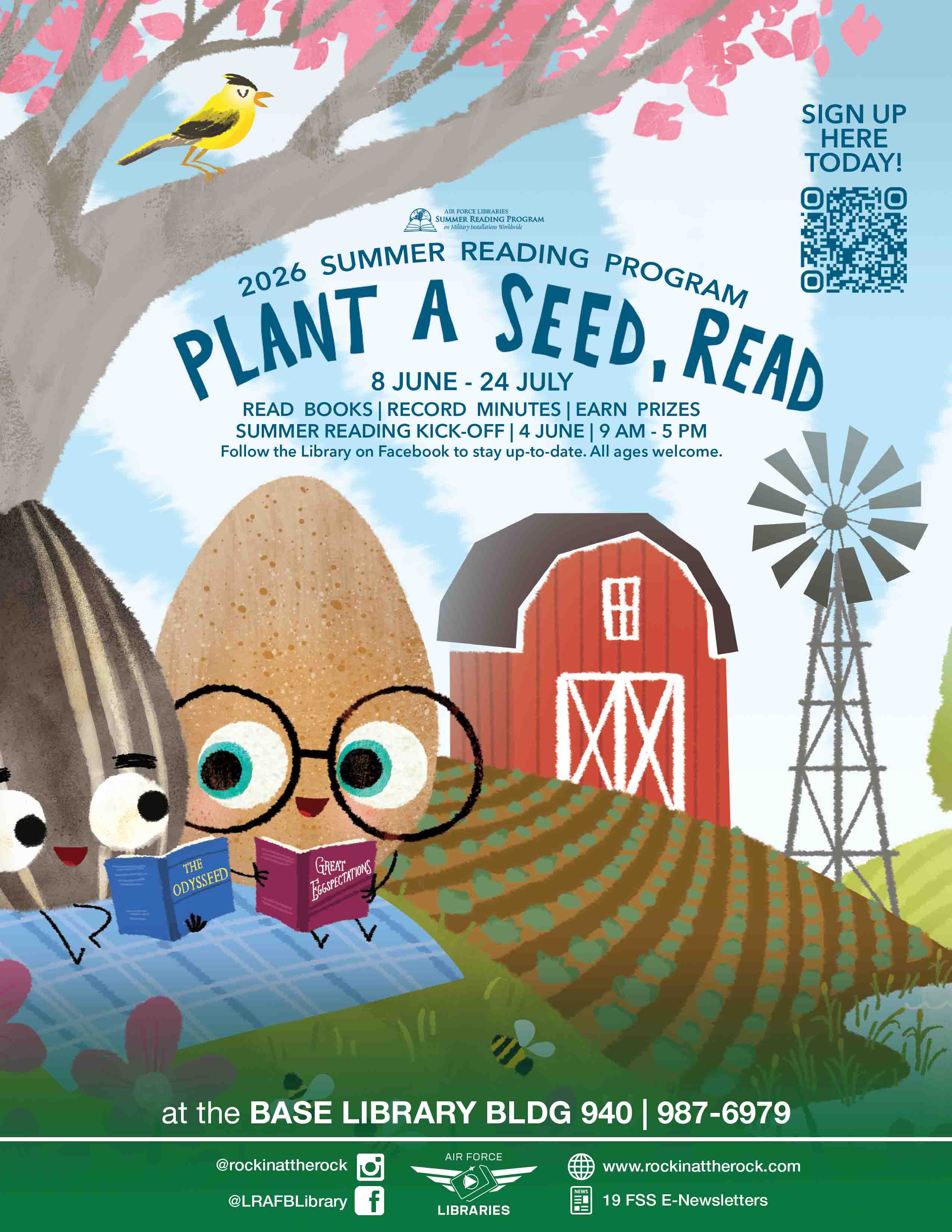 SRP flyer Plant a Seed, Read