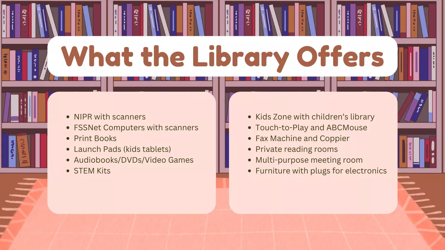 What the library offers